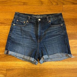 American Eagle high-rise mom shorts